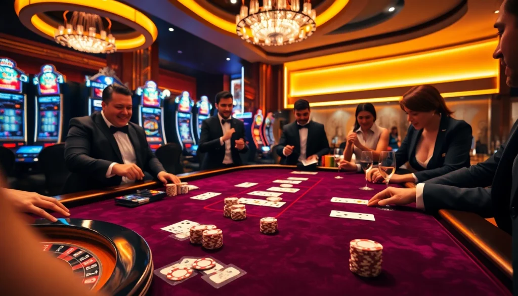 Experience the thrill of S88 VIP gaming with an elegant casino scene full of poker chips and action.