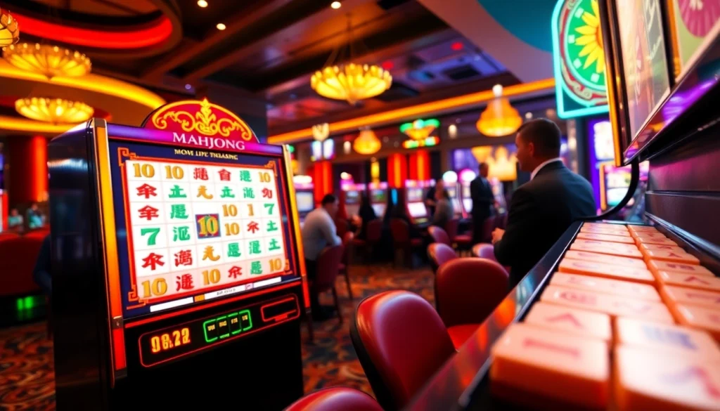 Menangkan slot mahjong yang mengagumkan di tengah suasana kasino yang ramai.