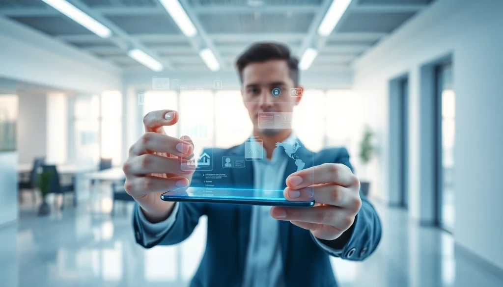 Engaged user utilizing an AR trigger to enhance digital interactions.