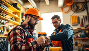 Learn about electrician apprenticeship hawaii with professionals collaborating on a project.