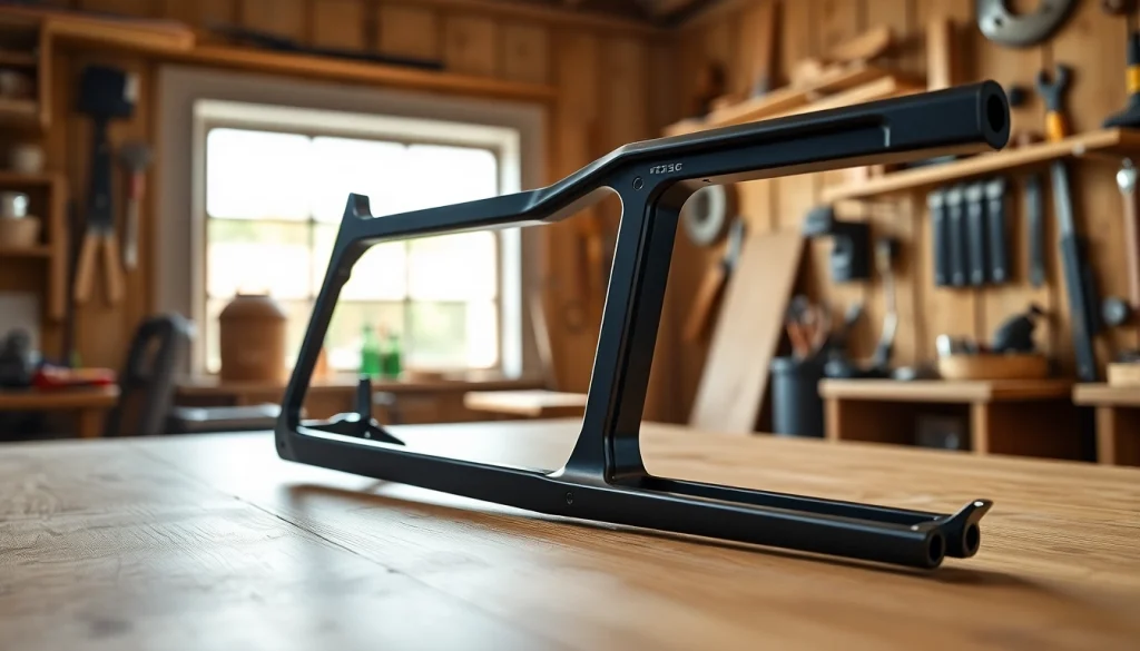 Showcase pf940sc frame only with detailed features on a workbench