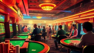 Apostadores desfrutando de jogos emocionantes na Bet dá Sorte, trazendo a adrenalina das apostas.