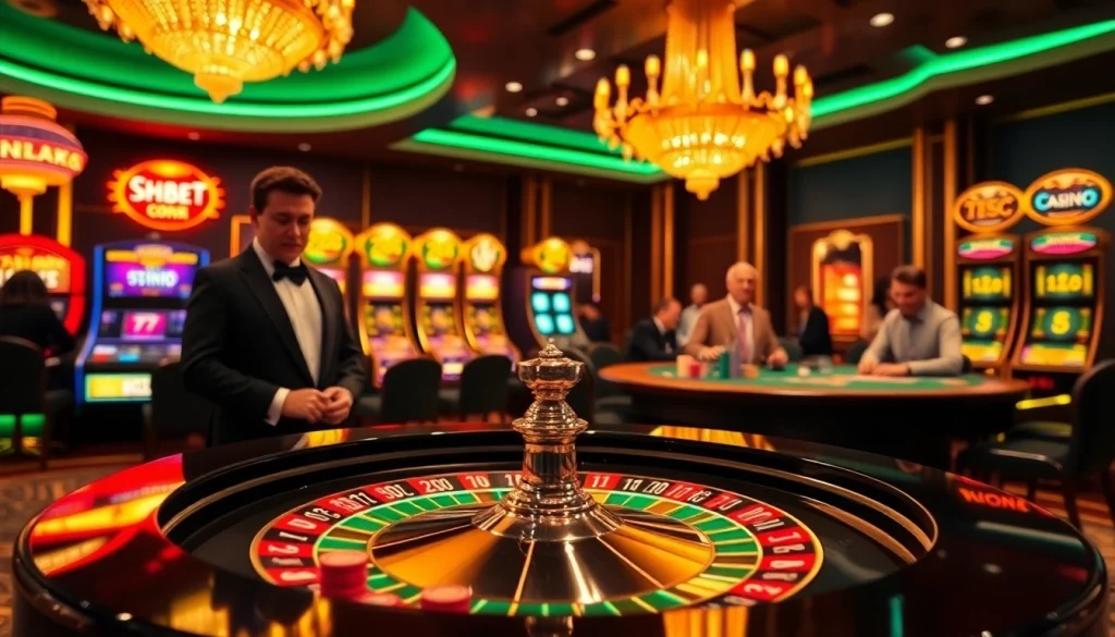 Experience the thrill of shbet com with vibrant casino tables and high-stakes gameplay.