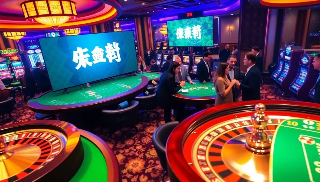 Experience the excitement at the casino with 여기여 prominently displayed amidst lively gaming action.