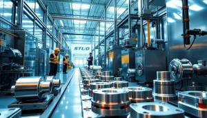 Plating on high silicone aluminium Malaysia in a modern diecasting facility.