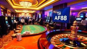 TẢI AF88 and win big at luxurious casino tables filled with players and excitement.