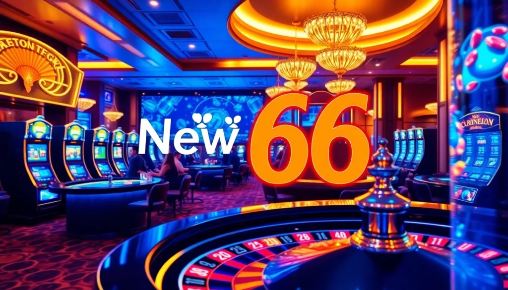 Experience the thrill of new 66 as you play at luxurious casino tables.