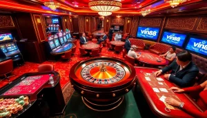 Engage in thrilling casino action with vn88 as players enjoy roulette and poker.