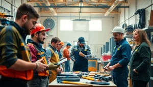 Hands-on learning experience at a Trade School In Tennessee highlighting engaged students.