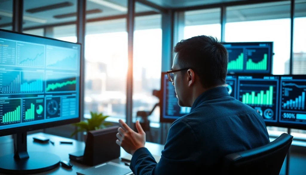 Streamlined legal spend management for collections visualized in a modern office setting.