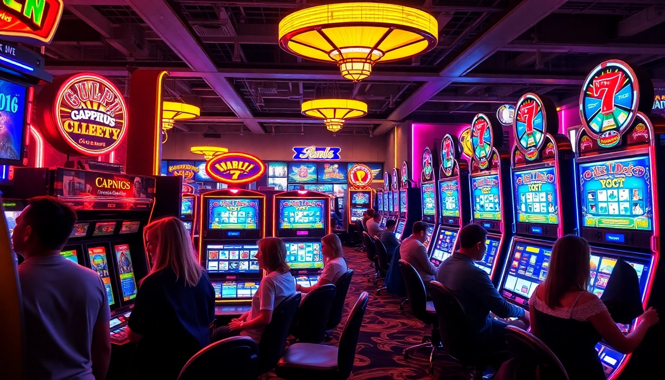 Menang besar dengan slot deposit 1000 di mesin slot yang ramai dan berwarna-warni.