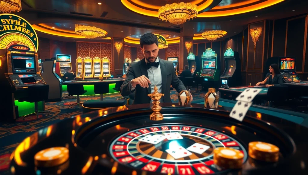 Engaging scene showcasing Waterdrop DA97-17376B Replacement for Samsung® HAF-QIN/EXP with casino gaming elements