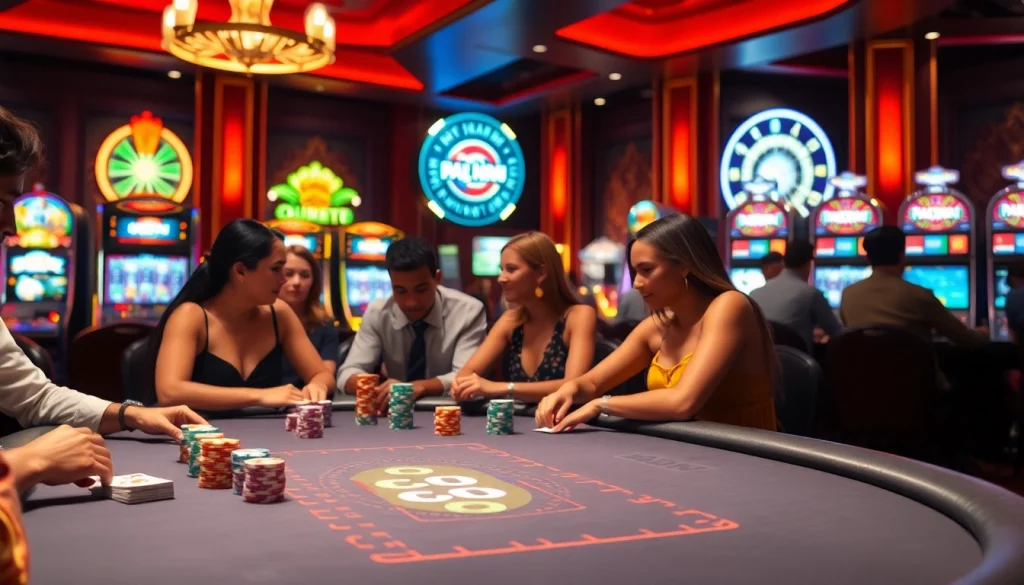Engage in thrilling casino action at hay.win with vibrant poker chips and a high-stakes table.