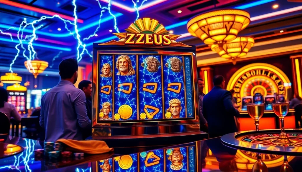 Spin the Zeus slot machine for thrilling payouts and divine bonuses at the casino.