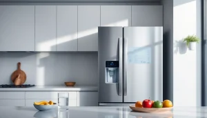 Waterdrop DA97-17376B Replacement for Samsung® HAF-QIN/EXP in a modern kitchen setting, showcasing clean and filtered water.