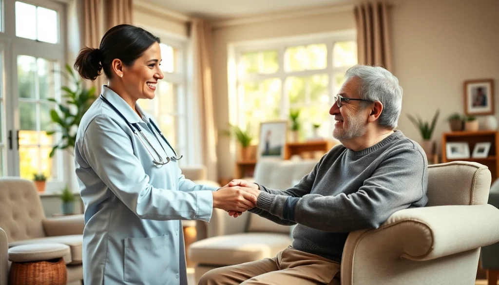 Offering senior care austin tx with compassionate support in a cozy living room.