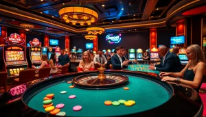 Rasakan sensasi situs deposit 5k di kasino yang meriah dengan permainan yang menarik dan suasana yang hidup.