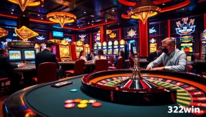 Feel the thrill at 32win's exciting poker table filled with vibrant action and luxury.