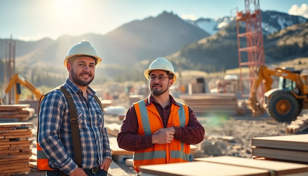 Highlighting construction advocacy Colorado with dedicated workers collaborating on-site.