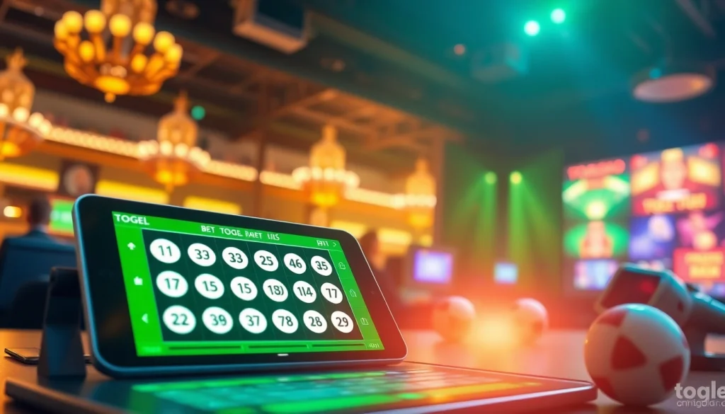 Antarmuka permainan daring Sumotogel yang menarik, menampilkan pilihan taruhan yang beragam dan keterlibatan pengguna.