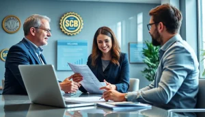 Engaging scene demonstrating expert led warranty company consultation with professional consultant.