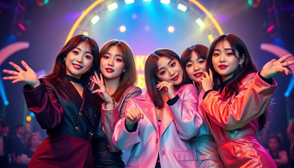 Catch the latest Blackpink news with the group's stylish and vibrant concert portrait.