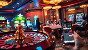 Experience thrilling games at Haywin with vibrant casino tables and exciting betting actions.