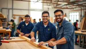 Students practicing skills at hawaii trade schools, showcasing vibrant training environments.