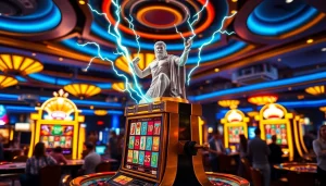 Menangkan besar dengan mesin slot Zeus yang mendebarkan dalam suasana kasino yang meriah.