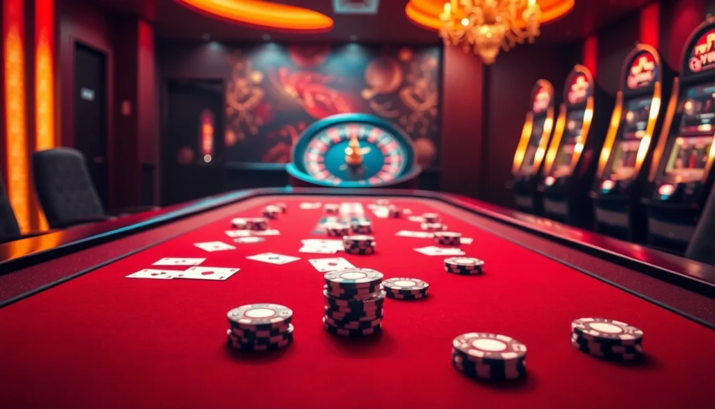 Vivez l'excitation du meilleur casino en ligne avec des tables de casino vibrantes et des éléments de jeu passionnants.